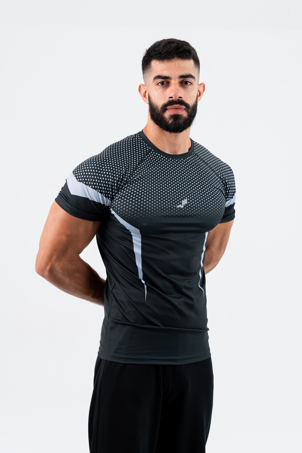 Grey Vayron Compression T-Shirt